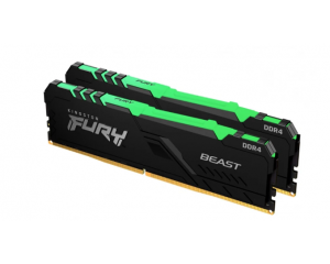 RAM desktop KINGSTON Fury Beast RGB 16GB (2 x 8GB) DDR4 3200MHz (KF432C16BBAK2/16)