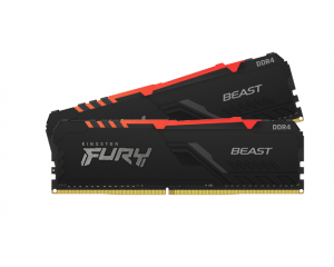 RAM desktop KINGSTON Fury Beast RGB (2 x 8GB) DDR4 3600MHz (KF436C17BBAK2/16)