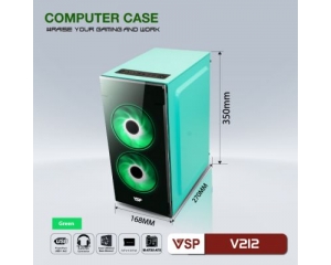 Case VSP home and Gaming V212 - Green