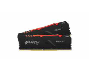 Bộ nhớ/ Ram Desktop Kingston Fury Beast RGB 32GB (2x16GB) DDR4 3600Mhz (KF436C18BBAK2/32)