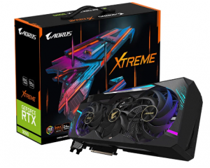 Card màn hình GIGABYTE AORUS GeForce RTX 3090 XTREME 24G 24GB GDDR6X GV-N3090AORUS X-24GD
