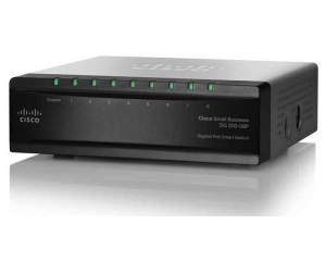 Switch Cisco SG200-08P 8-Port 10/100/1000Mbps Gigabit PoE Smart