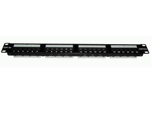 Patch panel 24 port Dintek, CAT.5E 19 inch rackmount (1402-03019)