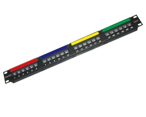 Patch panel 24 port Dintek, CAT.6, 19 inch (1402-04011)