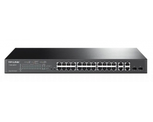 24-Port 10/100Mbps + 4-Port Gigabit Smart PoE+ Switch TP-LINK TL-SL2428P