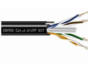 Cáp mạng outdoor Dintek CAT.6 UTP (1101-04013)