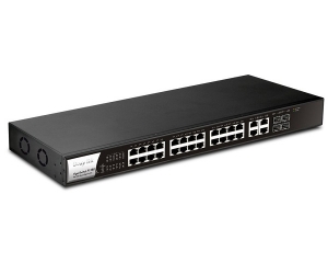 28-Port Gigabit Web Smart PoE Switch DrayTek Vigor P1280