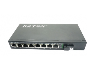 Chuyển đổi Quang-Điện Media Converter Unmanaged Fiber Switch BTON BT-918SM-20