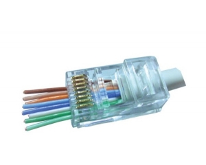 Đầu nối RJ45 Cat.5e/Cat.6 dạng xuyên thấu DINTEK Modular Plug (1501-88060)