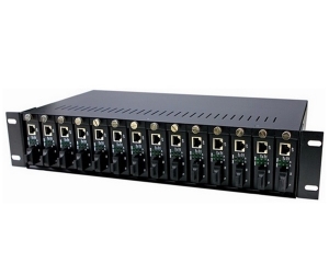 Khung giá 14 khe cắm Media Converter WINTOP YT-81/4-2A