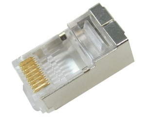 Đầu nối bọc kim loại chống nhiễu RJ-45 Dintek CAT.5e FTP Modular plug (1501-88054)