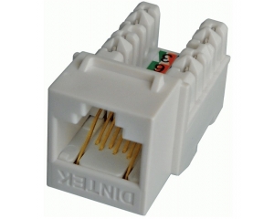 Modular Jack-Ổ cắm Dintek CAT.6 Keystone Jack (1305-04017)