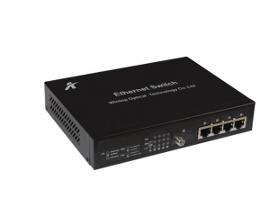 Switch WINTOP YT-DS105-1GF4T-AT 4-port 10/100Base-T(X)+1-port 1000Base-F(X) PoE