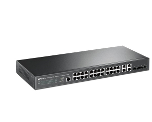 JetStream 24-Port 10/100Mbps + 4-Port Gigabit L2 Managed Switch TP-LINK T2500-28TC