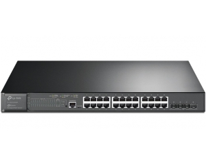 24-Port Gigabit and 4-Port 10GE SFP+ with 24-Port PoE+ TP-LINK TL-SG3428XMP
