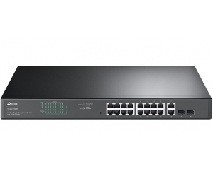 18-Port Gigabit with 16-Port PoE+ Easy Smart Switch TP-LINK TL-SG1218MPE