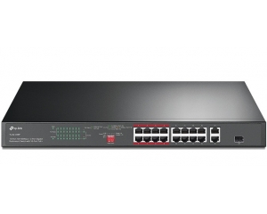 16-Port PoE+ 10/100Mbps + 2-Port Gigabit Switch TP-LINK TL-SL1218P