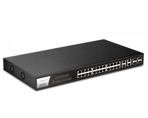 24-Port Gigabit PoE Smart Switch DrayTek VigorSwitch P1282
