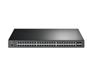 JetStream 48-Port Gigabit PoE+ and 4-Port 10GE SFP+ L2+ Managed Switch TP-LINK TL-SG3452XP