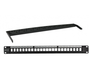 Dintek 1U 24P UTP Snap-in Panel (1406-00041)