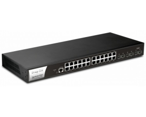 24 Port 10/100/1000Mbps PoE Switch DrayTek Vigor P2261