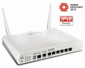 VDSL/ADSL2+ Load Balancing Wireless N Router Draytek Vigor2860n