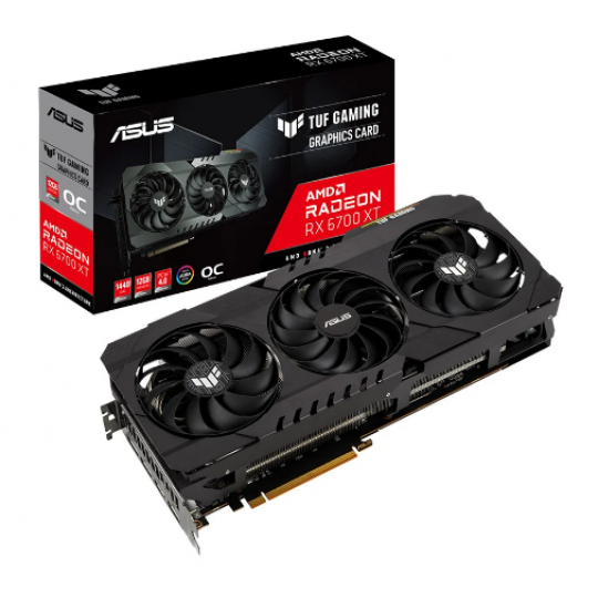 Card màn hình ASUS TUF Gaming Radeon™ RX 6700 XT OC Edition 12GB GDDR6 TUF-RX6700XT-O12G-GAMING