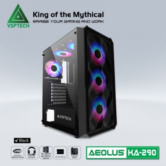 Case Gaming VSPTECH KA290 - BLACK