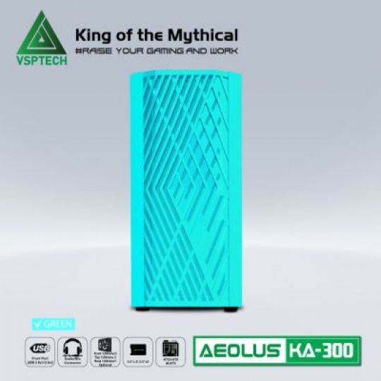 Case Gaming VSPTECH KA300 - Green