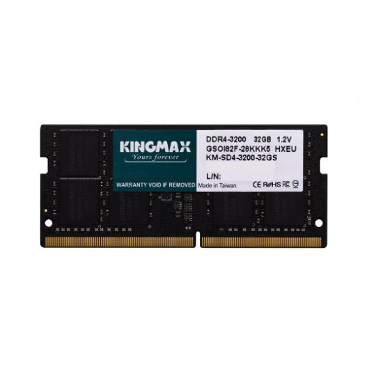 Bộ nhớ laptop DDR4 Kingmax 32GB (3200)