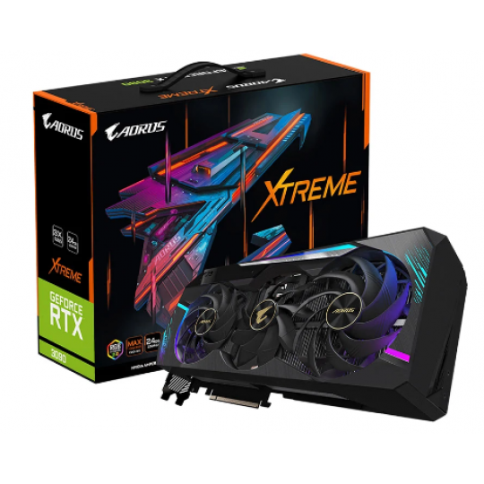 Card màn hình GIGABYTE AORUS GeForce RTX 3090 XTREME 24G 24GB GDDR6X GV-N3090AORUS X-24GD