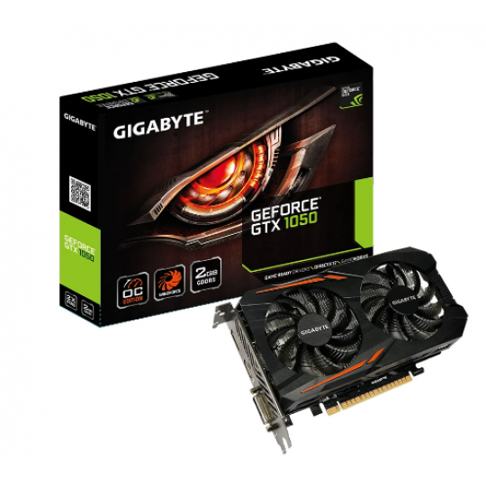 Card màn hình GIGABYTE GeForce GTX 1050 2GB GDDR5 OC (GV-N1050OC-2GD)