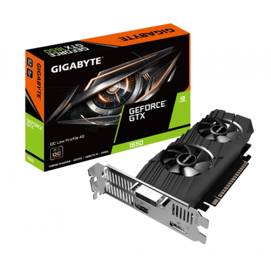 Card màn hình GIGABYTE GeForce GTX 1650 OC Low Profile 4G 4GB GDDR5 GV-N1650OC-4GL