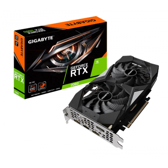 Card màn hình GIGABYTE GeForce RTX 2060 6GB GDDR6 OC
