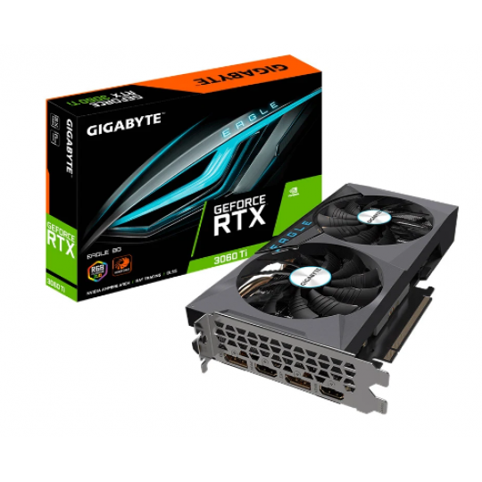 Card màn hình GIGABYTE GeForce RTX 3060 Ti EAGLE 8G 8GB GDDR6 GV-N306TEAGLE-8GD