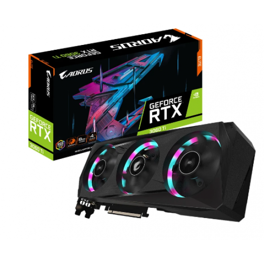 Card màn hình Gigabyte AORUS GeForce RTX 3060 Ti ELITE 8G (rev. 2.0) 8GB GDDR6 N306TAORUS E-8GD V2
