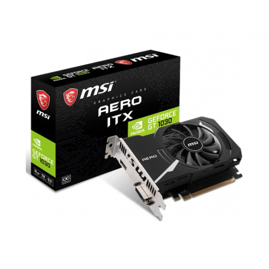 Card màn hình MSI GeForce GT 1030 2GB GDDR4 AERO ITX