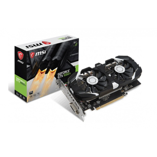 Card màn hình MSI GeForce GTX 1050Ti 4GB GDDR5 OCV1 (GTX-1050-Ti-4GT-OCV1)
