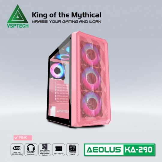 Case Gaming VSPTECH KA290 - PINK