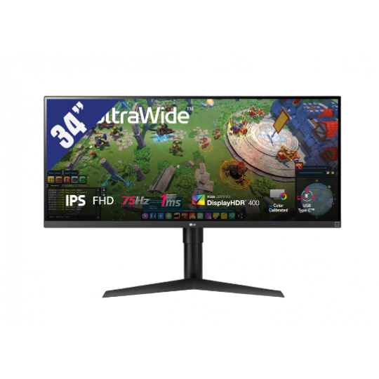Màn hình LCD LG 34WP65G (2560 x 1080/IPS/75Hz/5 ms/FreeSync)