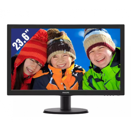 Màn hình LCD PHILIPS 243V5QHSBA/74 (1920 x 1080/MVA/60Hz/8 ms)
