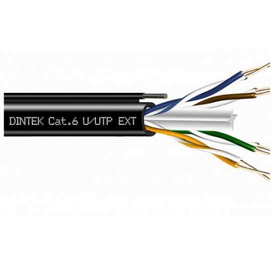 Cáp mạng outdoor Dintek CAT.6 UTP (1101-04013)