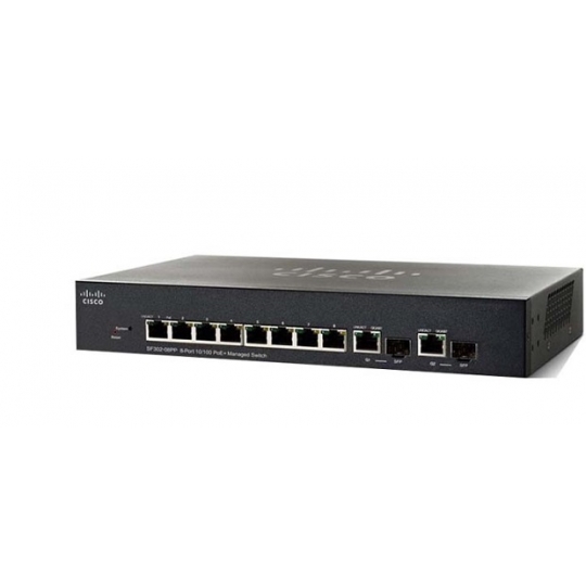 PoE Managed Switch CISCO SF352-08MP-K9-EU 8 ports 10/100 