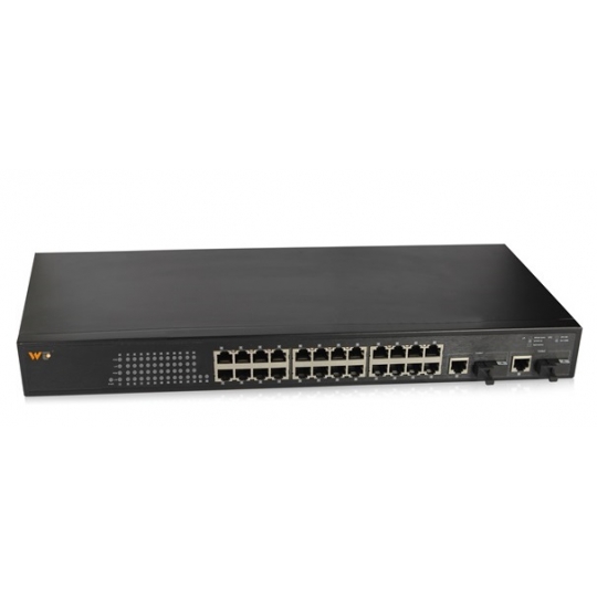 Switch WINTOP YT-CS7024-12GF12GT12-Port 10/100/1000Base-T(X) + 12-Port 1000Base-X 