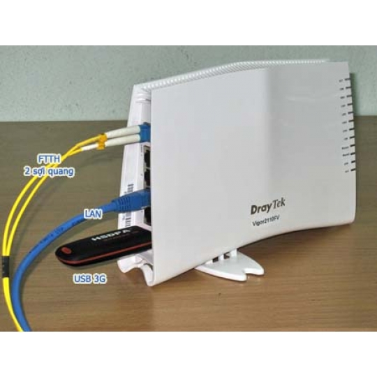 FTTH Router - Router cáp quang trực tiếp DrayTek Vigor 2110F