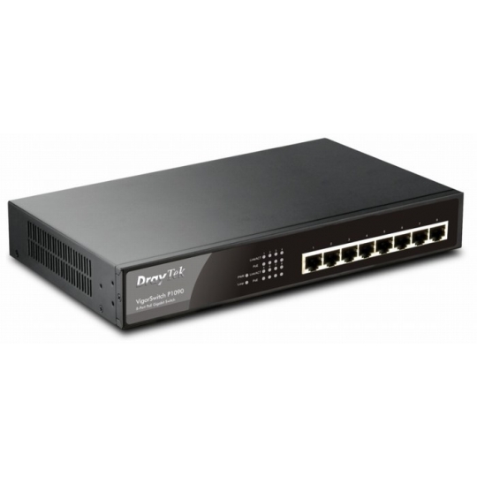8 port 10/100 Mbps PoE Switch Draytek VigorSwitch P1090