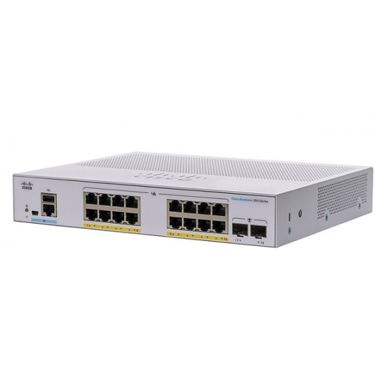  Switch CISCO CBS350-16P-2G-EU 18-port Gigabit Ethernet PoE Managed