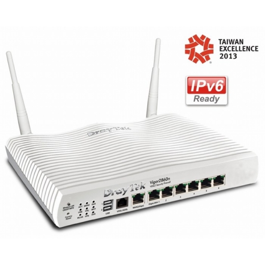 VDSL/ADSL2+ Load Balancing Wireless N Router Draytek Vigor2860n